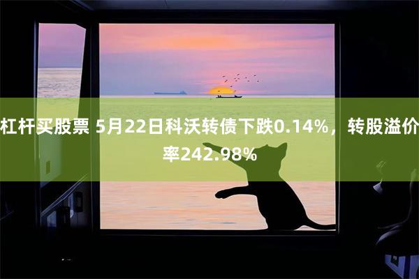 杠杆买股票 5月22日科沃转债下跌0.14%，转股溢价率242.98%