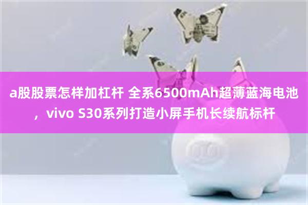 a股股票怎样加杠杆 全系6500mAh超薄蓝海电池，vivo S30系列打造小屏手机长续航标杆