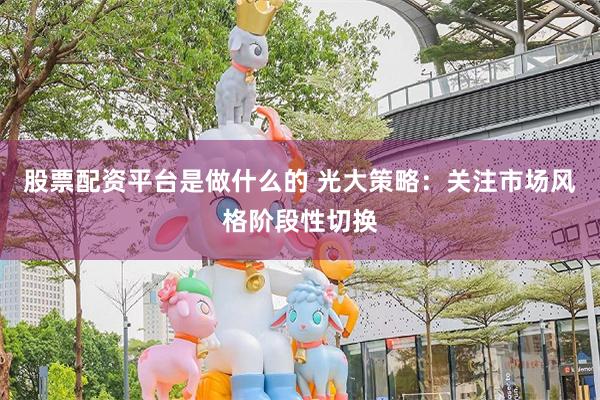 股票配资平台是做什么的 光大策略：关注市场风格阶段性切换