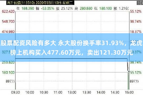 股票配资风险有多大 永大股份换手率31.93%，龙虎榜上机构买入477.60万元，卖出121.30万元