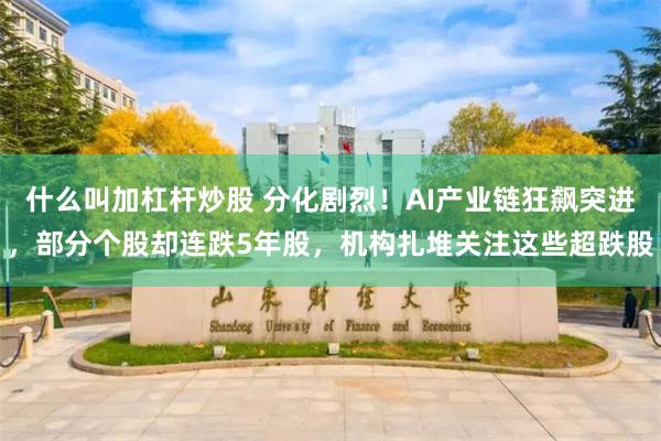 什么叫加杠杆炒股 分化剧烈！AI产业链狂飙突进，部分个股却连跌5年股，机构扎堆关注这些超跌股